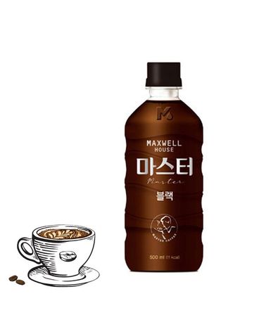[보리보리] 맥스웰하우스 마스터 블랙 500ml x24개