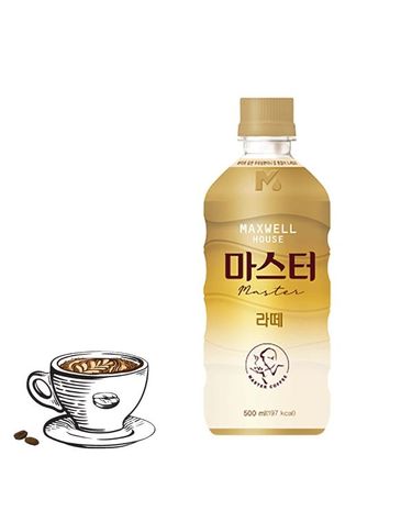 [보리보리] 맥스웰하우스 마스터 라떼 500ml x24개