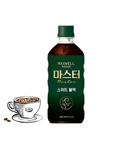 [보리보리] 맥스웰하우스 마스터 스위트 블랙 500ml x24개