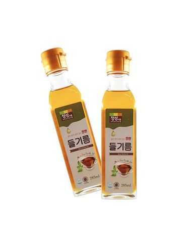 [보리보리] 정성식품 들기름 사각 285ml 4개