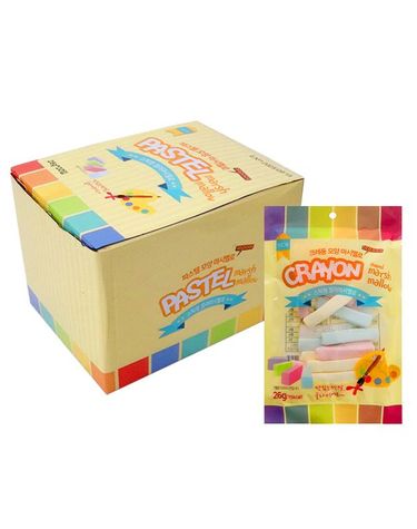 [보리보리] 크레용파스텔모양 마시멜로26g20입, 1개