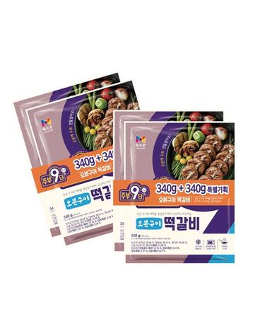 [보리보리] 목우촌 오븐구이 떡갈비 340g x2 2개