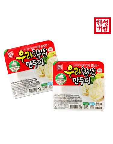 [보리보리] 한성 우리찹쌀 만두피 240g 6개