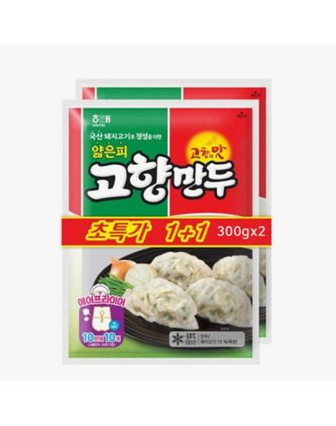 [보리보리] 해태 고향만두 300g x2 2개