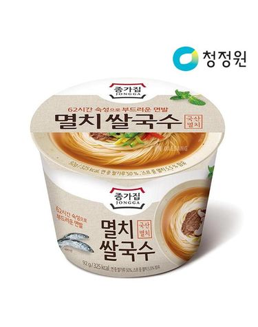 [보리보리] 청정원 멸치 쌀국수 92g x6개