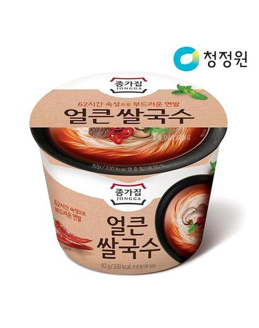 [보리보리] 청정원 얼큰 쌀국수 92g x6개