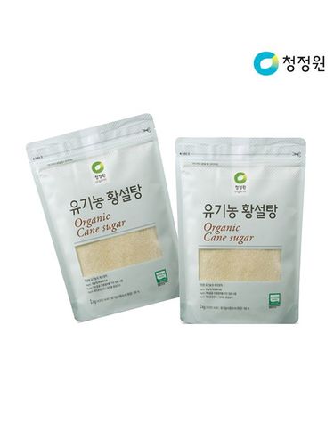 [보리보리] 청정원 유기농 황설탕 1kg x5개