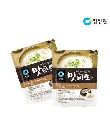 [보리보리] 청정원 맛선생 사골 국물내기 한알 87.5g x5개
