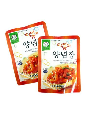 [보리보리] 송학식품 떡볶이 양념소스 150g 약3인분 10개