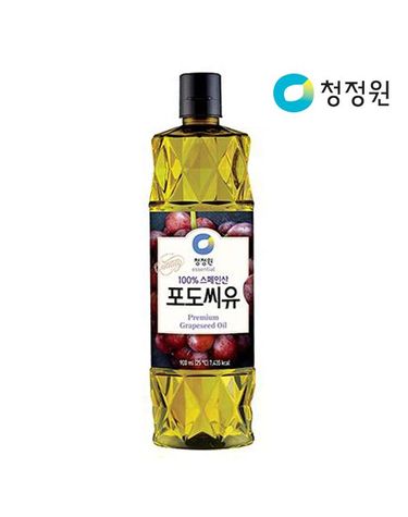 [보리보리] 청정원 참빛고운 포도씨유 900ml x6개