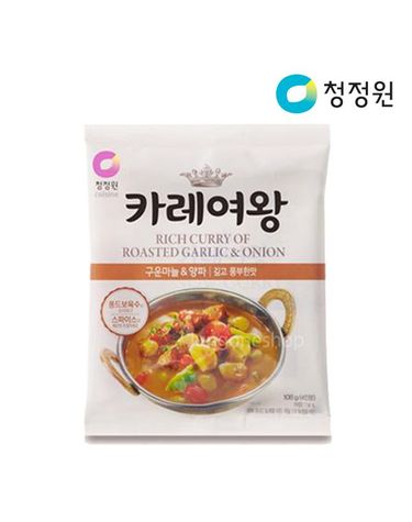 [보리보리] 청정원 카레여왕 마늘양파 108g x8개