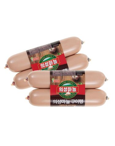 [보리보리] 롯데 롯데햄 의성마늘구이 햄 160g x2 4개