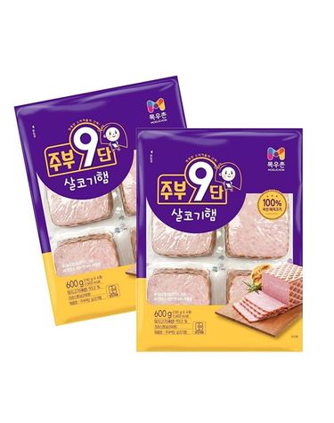[보리보리] 목우촌 주부9단 살코기햄 600g 2개