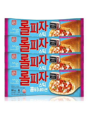 [보리보리] 한성 롤피자스틱 콤비네이션 80g 10개