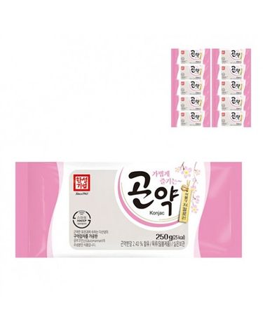 [보리보리] 한성 곤약 250g 10개
