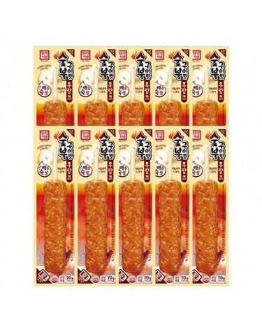 [보리보리] 한성 배즙숙성숯불구이맛후랑크 60g 10개