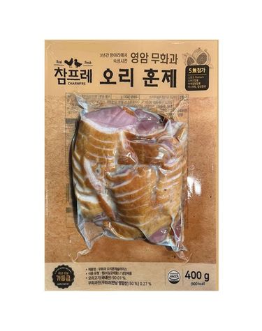 [보리보리] 참프레 무화과 오리훈제 슬라이스 400g 2개