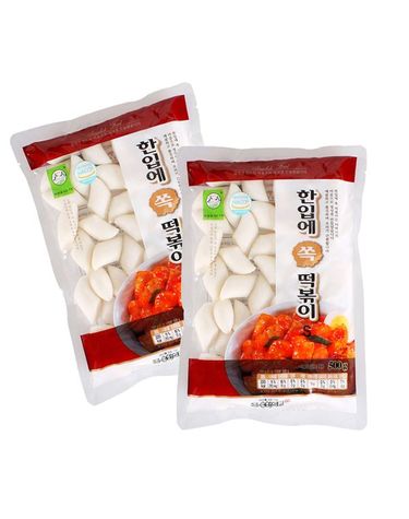 [보리보리] 송학식품 한입에 쏙 떡볶이 500g 4개