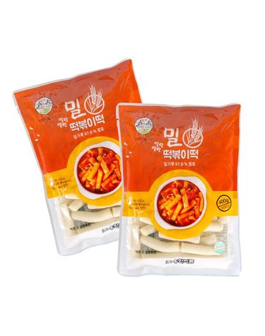 [보리보리] 송학식품 밀떡볶이 떡 400g 4개