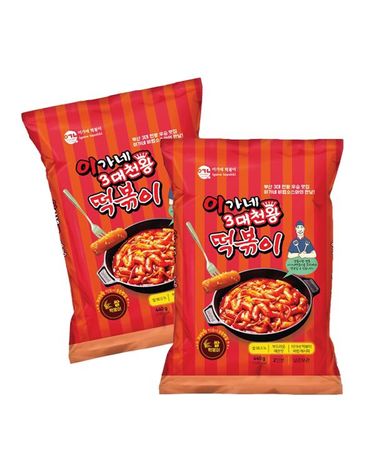 [보리보리] 송학식품 이가네 3대천왕 떡볶이 440g 4개