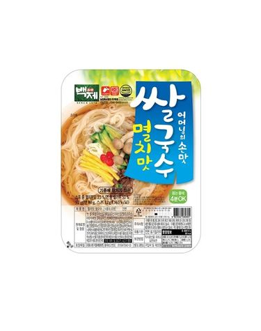 [보리보리] 백제 쌀국수 멸치맛 92g 5개