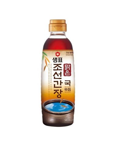 [보리보리] 샘표 맑은조선간장 500ml x4개