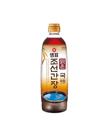 [보리보리] 샘표 맑은조선간장 930ml x3개