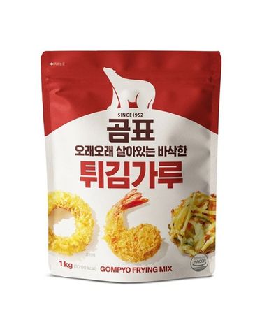 [보리보리] 곰표 튀김가루 1Kg x4개