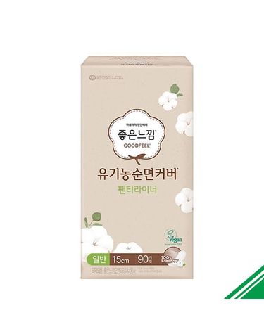 [보리보리] 대용량 좋은느낌 유기농순면 일반 팬티 라이너 90매 x4개