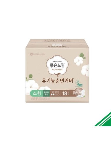 [보리보리] 좋은느낌 유기농 내추럴코어 울트라슬림 소형 18p x4개