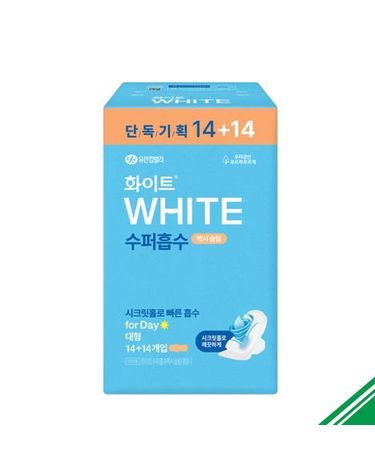 [보리보리] 화이트 수퍼흡수 맥시슬림 대형 14+14p x4개