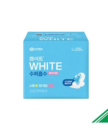 [보리보리] 화이트 수퍼흡수 소형 18p x4개
