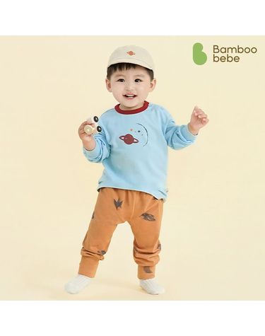 [보리보리] 우주숲 벌룬핏 긴팔 상하복