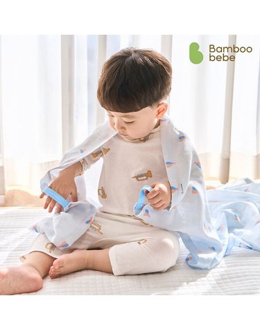 [보리보리] 서커스 거즈블랭킷_밴딩스트랩