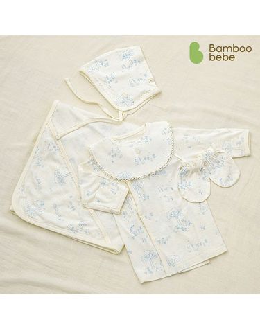 [보리보리] 밤부 포레 GIFT 세트 5종배냇저고리