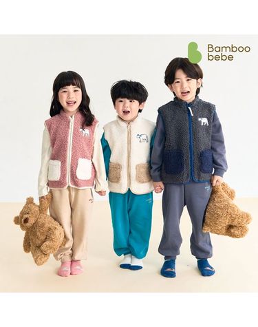 [보리보리] 마운틴빌리지 플리스 조끼2~8세