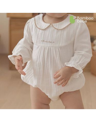 [보리보리] 밤부 스판 거즈 바디슈트