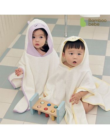 [보리보리] 발열 매직랜드 판초 후드타월