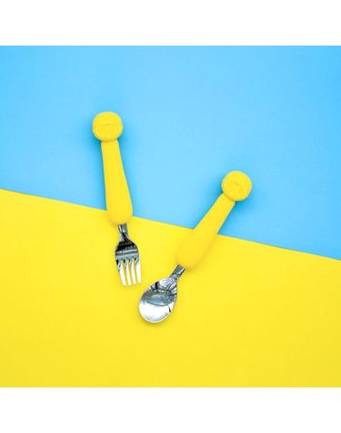 [보리보리]  뽀로로 부드러운 실리콘핸들스텐스푼포크세트