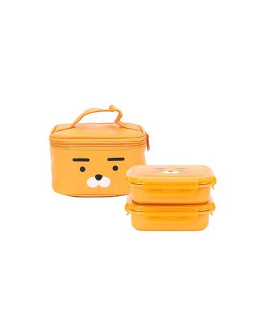 [보리보리] 카카오이중락스텐가방도시락일체형라이언 / KF6359