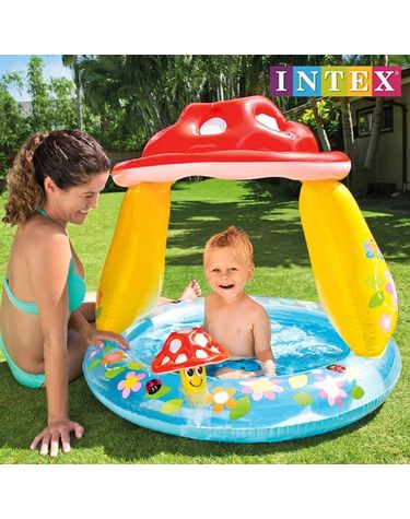 [보리보리] 인텍스INTEX 머쉬룸그늘막유아풀 / 57114