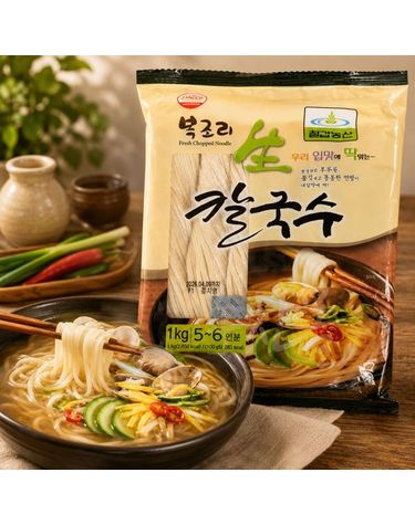[보리보리] 칠갑 복조리 생칼국수 1kg, 5개