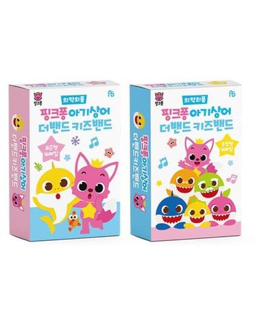 [보리보리] 핑크퐁 아기상어 키즈밴드 표준형 16매입 캐릭터반창고 5개