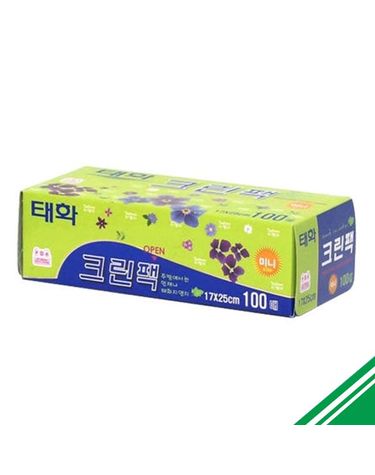 [보리보리] 태화 크린팩 위생비닐 위생팩 미니17x25x100매 10개