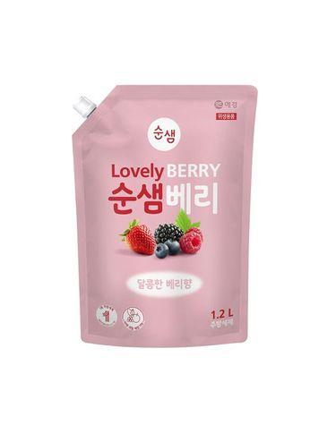 [보리보리] 애경 순샘 베리 1.2L 파우치 x5개