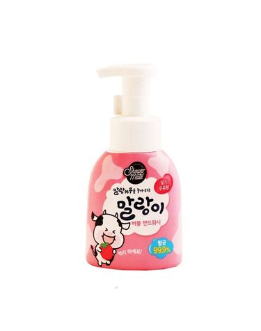 [보리보리] 애경 말랑이 버블핸드워시 딸기 300ml 용기 x4개