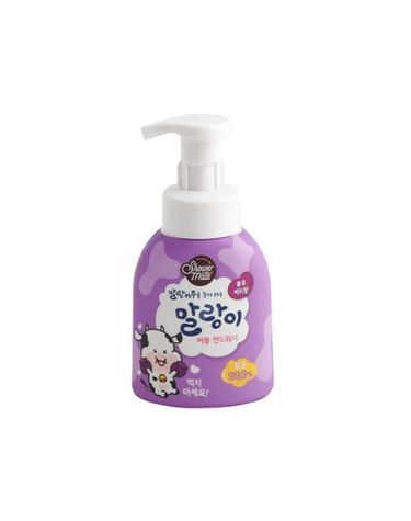 [보리보리] 애경 말랑이 버블핸드워시 블루베리 300ml 용기 x4개