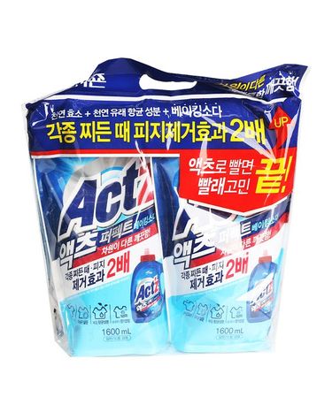 [보리보리] 피죤 액츠 베이킹소다 1.6+1.6L x2개
