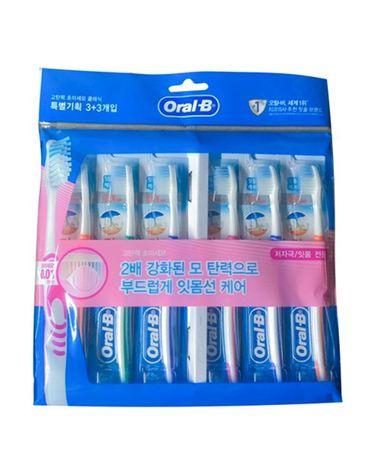 [보리보리] 피앤지 오랄비 고탄력 초미세모 잇몸전문케어 6입 x6개