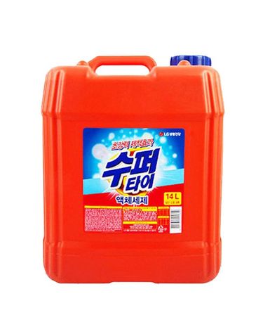 [보리보리] 엘지 수퍼타이 액체세제 14kg 겸용 대용량 업소용 x1개